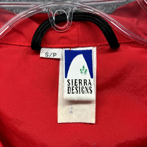 Vintage Sierra Designs‎ Adult Small Red Pullover Windbreaker Rain Jacket 90s - Picture 9 of 16